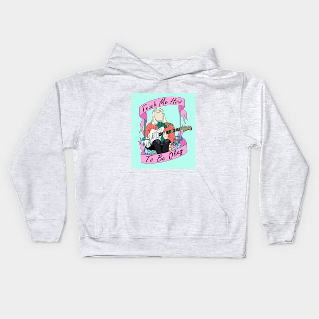 Beach Bunny Kids Hoodie by cgouge.art